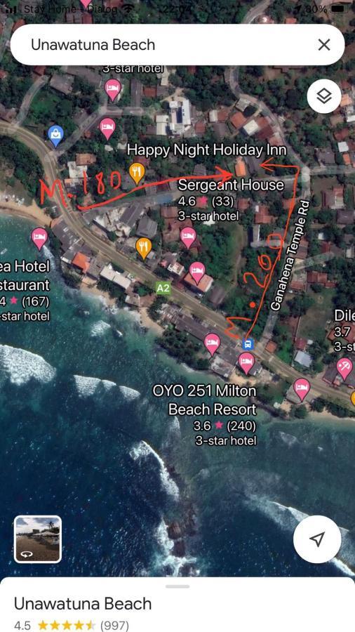 Villa Bubble Sea Unawatuna Eksteriør bilde